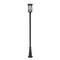 Z-Lite Brookside 1 Light Outdoor Post Mounted Fixture, Black And Clear Seedy 583PHBR-519P-BK - alternate 3